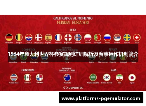 1934年意大利世界杯参赛规则详细解析及赛事运作机制简介